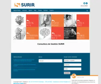 Surir.cl(Consultora de Negocios) Screenshot