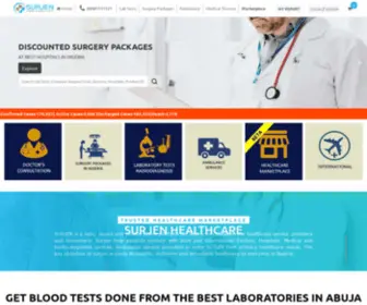 Surjen.com(Blood Test at Home in Lagos) Screenshot