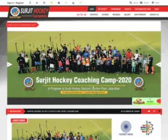 Surjithockey.com(Surjit Hockey) Screenshot