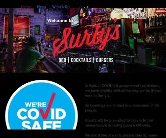 Surlys.com.au(Sydney's favourite all) Screenshot