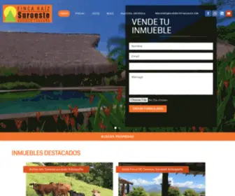 Suroestefincaraiz.com(Fincas y Lotes en el) Screenshot