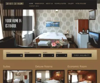 Surotel.com(Istanbul hotel Sur Sultanahmet hotel Sur Istanbul) Screenshot