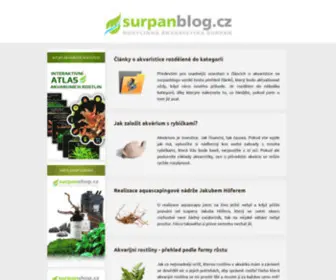 Surpanblog.cz(Rostlinná akvaristika) Screenshot