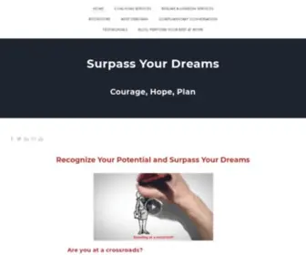 Surpassyourdreams.com(Career Coaching) Screenshot