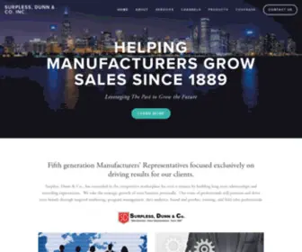Surplessdunn.com(Surpless, Dunn & Co) Screenshot
