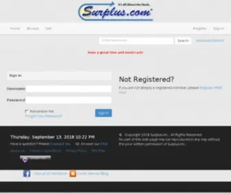 Surplus.com(Surplus) Screenshot