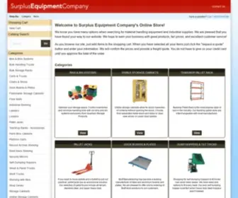 Surplusequipment-STL.com(Surplus Equipment Company) Screenshot