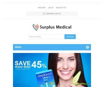Surplusmedical.com(Surplus Medical) Screenshot