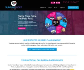 Surplustonerbuyer.com(SurplusTonerBuyer) Screenshot