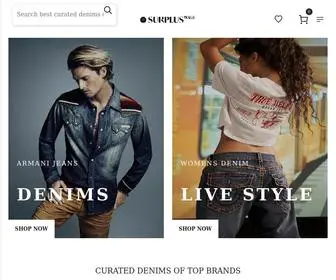 Surpluswale.com(Top International brands at lower prices) Screenshot