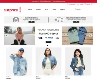 Surprice.cl(El outlet de las mejores marcas) Screenshot