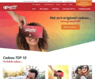 Surprisefactory.nl(TOP 10 Super Origineel Cadeau) Screenshot