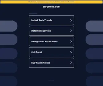 Surproinc.com(Surproinc) Screenshot