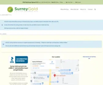 Surreygold.ca(Surrey Gold) Screenshot
