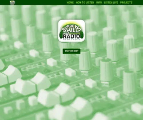 Surreyhillsradio.co.uk(Surrey Hills Community Radio) Screenshot