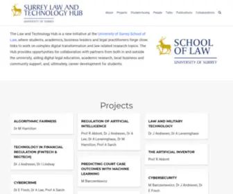 Surreylawtech.org(Surrey Law and Technology Hub) Screenshot