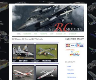 Surreymodels.com(RC Planes) Screenshot