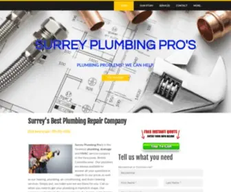 Surreyplumbingpros.com(Plumber Surrey) Screenshot