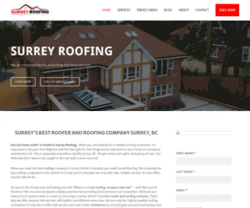 Surreyroofing.org(Roofer) Screenshot