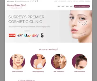 Surreyskinclinic.com(Our vision) Screenshot