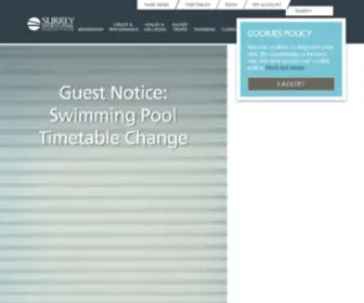 Surreysportspark.co.uk(Surrey Sports Park) Screenshot