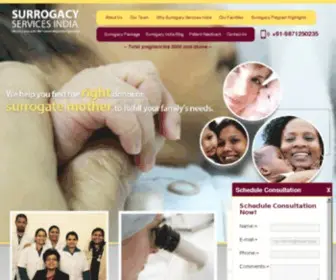 Surrogacyservices.net(Best Surrogacy Clinic) Screenshot