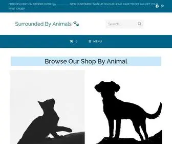 Surroundedbyanimals.co.uk(Surrounded By Animals) Screenshot