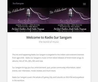 Sursangam.com.au(Bollywood FM Radio Station Sydney) Screenshot