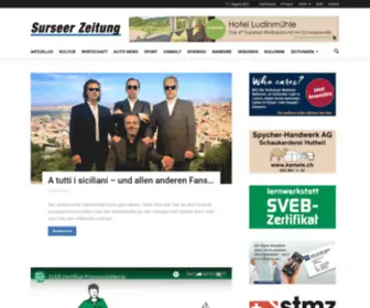 Surseerzeitung.ch(Zentral Medien) Screenshot