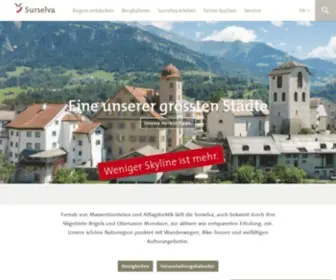 Surselva.info(Graubünden) Screenshot