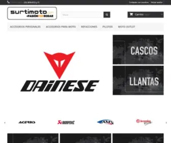 Surtimoto.com(Accesorios y refacciones para moto) Screenshot