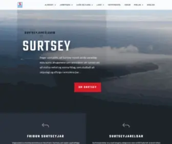 Surtsey.is(Forsíða) Screenshot