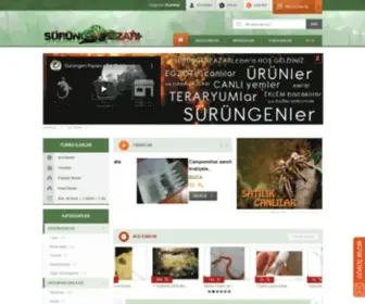 Surungenpazari.com(Sürüngen Pazarı) Screenshot