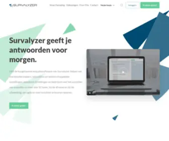 Survalyzer.nl(Voorpagina) Screenshot