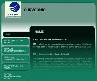 SurvConic.com(Survconic perform survey computation) Screenshot