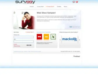 Surveey.com(Online anket sistemi) Screenshot