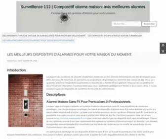 Surveillance112.com(Alarme maison) Screenshot