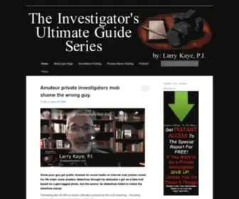 Surveillancetrainingcourse.com(Investigator's Ultimate Guide to Surveillance) Screenshot