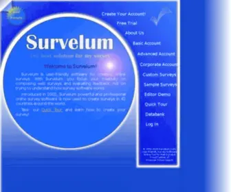 Survelum.com(Create online survey with user) Screenshot