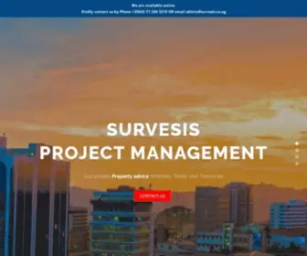 Survesis.co.ug(Valuers, Estate Managers and Surveyors) Screenshot