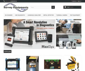 Survey-Equipments.com(Provide Metal Detector) Screenshot