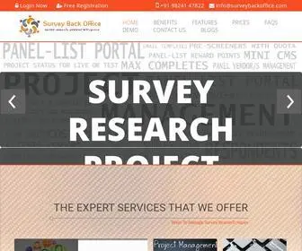 Surveybackoffice.com(Survey Back Office) Screenshot