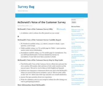 Surveybag.com(Surveybag) Screenshot