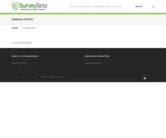 Surveybeta.com(Surveybeta) Screenshot