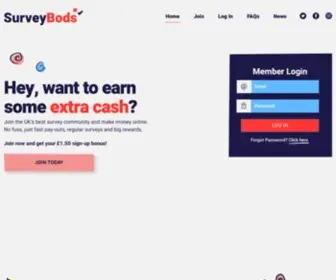 Surveybods.com Screenshot