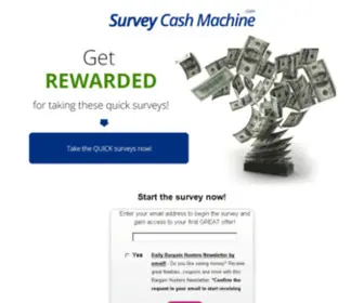 Surveycashmachine.com(Mothers) Screenshot