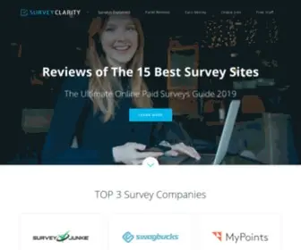 Surveyclarity.com(Home) Screenshot