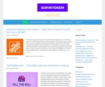 Surveydeem.com(Surveydeem) Screenshot