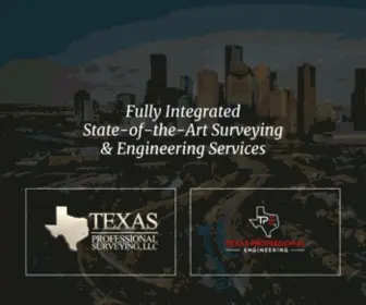 Surveyingtexas.com(Texas Professional Surveying) Screenshot