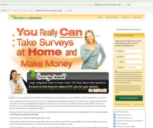 Surveymoneymachines.com(Survey Money Machines) Screenshot